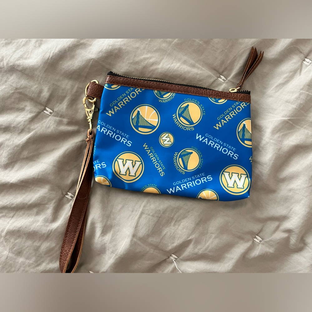 Golden State Warriors Blue Wristlet